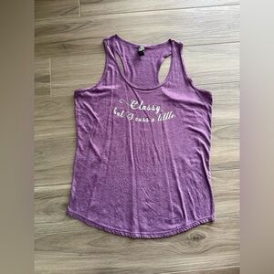 Women's purple Tank Top